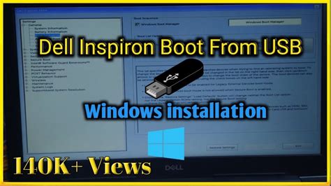 bios dell inspiron 15|How To Boot from USB in UEFI Mode on Dell Inspiron: A Workaro.